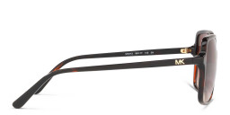 Michael Kors Isle Of Palms Oversized Square Sunglasses in Havana – Product Photo 3
