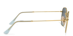 Ray-Ban Unisex Irregular Sunglasses in Gold – Product Photo 4