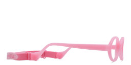 Mira Flex Kids Round Eyeglasses in Pink – Product Photo 3