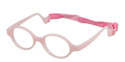 Mira Flex Kids Round Eyeglasses in Light Pink – Product Photo 2