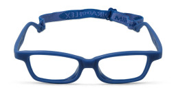 Mira Flex Kids Rectangle Eyeglasses in Blue – Product Photo 1
