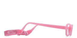Shop Mira Flex Kids Rectangle Eyeglasses in Pink online.
