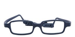 Mira Flex Kids Rectangle Eyeglasses in Dark Blue – Product Photo 1