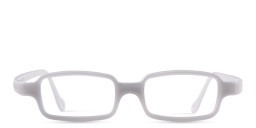 Mira Flex Kids Rectangle Eyeglasses in Grey – Product Photo 1