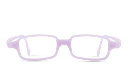 Mira Flex Kids Rectangle Eyeglasses in Baby Pink – Product Photo 1