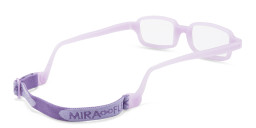 Mira Flex Kids Rectangle Eyeglasses in Baby Pink – Product Photo 3
