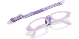 Mira Flex Kids Rectangle Eyeglasses in Baby Pink – Product Photo 4
