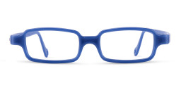 Mira Flex Kids Rectangle Eyeglasses in Blue – Product Photo 1