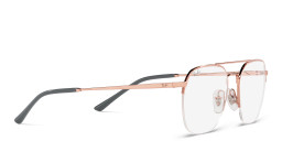 Ray-Ban Unisex Half-Rim Square Eyeglasses in Rose Gold – Product Photo 4