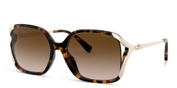Coach Square Sunglasses in Tortoise – Product Photo 2