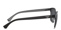 Emporio Armani Pillow Sunglasses in Matte Black – Product Photo 3