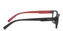 Shop Arnette Rectangle Eyeglasses in Black online.