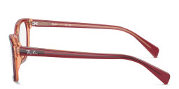 Ray-Ban Junior Kids Square Eyeglasses in Red – Product Photo 3