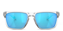 Oakley Sylas Rectangle Sunglasses in Clear – Product Photo 1