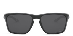 Shop Oakley Sylas Rectangle Sunglasses in Matte Black online.