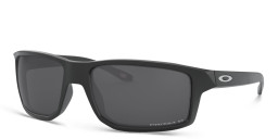 Shop Oakley Gibston Rectangle Sunglasses in Matte Black online.