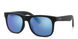 Ray-Ban Junior Kids Wayfarer Square Sunglasses in Black – Product Photo 2