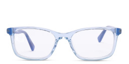Tempo Rectangle Eyeglasses in Blue – Product Photo 1