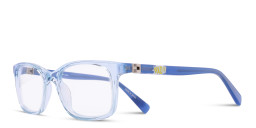 Tempo Rectangle Eyeglasses in Blue – Product Photo 2