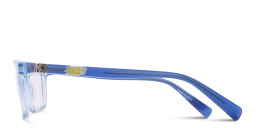 Tempo Rectangle Eyeglasses in Blue – Product Photo 3