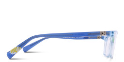 Tempo Rectangle Eyeglasses in Blue – Product Photo 4