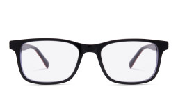 Tempo Rectangle Eyeglasses in Black – Product Photo 1