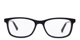 Tempo Rectangle Eyeglasses in Black – Product Photo 1