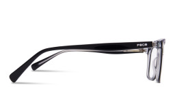Tempo Square Eyeglasses in Black – Product Photo 4