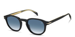 DAVID BECKHAM Talisman Round Sunglasses in Black – Product Photo 2
