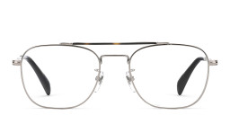 Shop DAVID BECKHAM Square Eyeglasses in Ruthenium online.