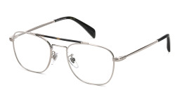 Shop DAVID BECKHAM Square Eyeglasses in Ruthenium online.
