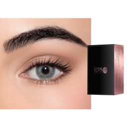 Lensme Monthly Color Contact Lenses - Sugar Gray in Sugar Gray – Product Photo 1
