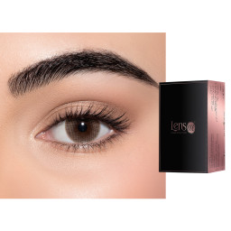 Shop Lensme Monthly Color Contact Lenses - Caramel in Caramel online.