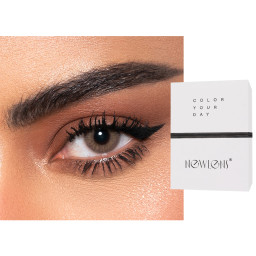 NEWLENS Monthly Color Contact Lenses - Cappuccino in Cappuccino – Product Photo 1