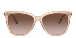 BURBERRY Vintage Check Square Sunglasses in Pink – Product Photo 1