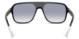 Dolce & Gabbana Logo Signature Pilot Sunglasses in Black – Product Photo 4