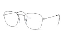 Ray-Ban Frank Unisex Square Eyeglasses in Silver – Product Photo 2