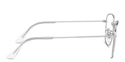 Ray-Ban Frank Unisex Square Eyeglasses in Silver – Product Photo 3