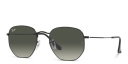 Ray-Ban Hexagonal Unisex Sunglasses in Black – Product Photo 2