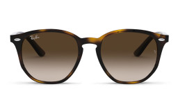 Ray-Ban Junior Kids Irregular Polished Sunglasses in Havana/Brown Gradient – Product Photo 1