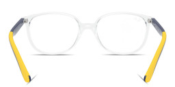 Shop Ray-Ban Junior Optics Kids Square Eyeglasses in Crystal online.