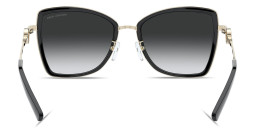 Michael Kors Corsica Butterfly Sunglasses in Black Gold – Product Photo 4