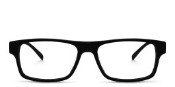 EYE'M Rectangle Eyeglasses in Matte Black – Product Photo 1