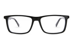 EYE'M Ferrari Unisex Rectangle Eyeglasses in Black – Product Photo 1