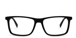 EYE'M Rectangle Eyeglasses in Matte Black – Product Photo 1