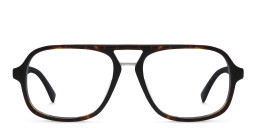 EYE'M Aviator Eyeglasses in Havana – Product Photo 4