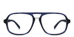 EYE'M Aviator Eyeglasses in Blue – Product Photo 1