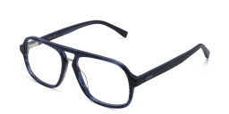 EYE'M Aviator Eyeglasses in Blue – Product Photo 3