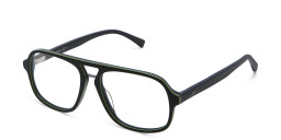 EYE'M Aviator Eyeglasses in Black – Product Photo 3