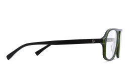 EYE'M Aviator Eyeglasses in Black – Product Photo 4